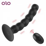 Sex Toys for Women Men Strong Suction Cup Vagina Prostate Massage 10 Modes Vibrator Butt Plug Wireless Remote Control Anal Beads