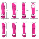 Multi-speed Mini Vibrator & Anal Plug G-Spot Vibration Dildo Masturbation Erotic Clit Massager Adult Sex Toys for Women Men