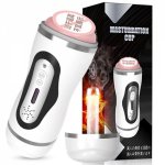 Automatic Powerful Male Masturbator Sex Toys for Men Heating Sucking Masturbation Cup Anal Vagina Real Pussy Adult Products