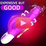 G-spot rabbit vibrator telescopic vibrator zoom high-quality adult sex toys sex machine vibrator sex toys