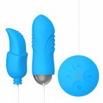 Wire Control Dual Egg Vibrators Sex Toys for Women,Electromagnetic Pulse Thrusting Egg G-spot Massage USB Rechargeable