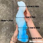 Rabbit Shape Huge Anal Plug Long Dildo Anal Dilator Massage Adult Sex Toys Female Masturbation Rod G-Spot Stimulate Sex Shop