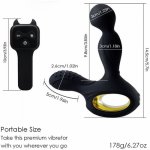 10 Speeds Vibrating Wireless Remote Control Anal Plug Prostate Massager Smart Heating Anus Buttplug Sexy Toy for Man