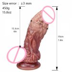 Erotic Monster Dildo For Women Artificial Big Penis With Suction Cup Lesbian Plug Anal Vagina Dick Sex Toy G-Spot Masturbator