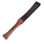 Genuine Leather horse Whip beat Wooden handle Erotic Fetish Spanking BDSM Bondage  Couple flirting SM Games slave unisex sex toy