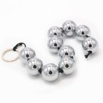 Stainless Steel Anal Beads Vagina Balls Metal Butt Plug Anus Dilator Stimulator Erotic Sex Toys For Men And Women Ass Plug