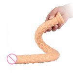 Super Soft Long Butt Plug Anus Dilation Anal Plug Dildo with Suction Cup Backyard Masturbation Adult Sex Toys for Unisex