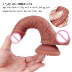 Skin Feeling Huge Realistic Penis Soft Silicone Long Dildo Suction Cup Big Dick Strapon Real Dildos Sex Toys for Woman Products