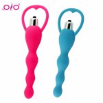 Stimulator Bead Shaped Electric Anal Plug Penis Extender Adult Sex Toy for Female