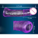 Sex Toys Big Dildo Penis Enlarger for Men Penis Extension Delay Ejaculation Reusable Enlargement Penis Sleeve Extender Condoms