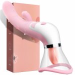Tongue Dildo Female Vibrator Heated Nipples Sucking Tight Oral Clitoral Licking Stimulation Masturbation Female Sex Adult Toys