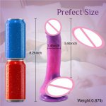 Toy Skin Feeling Dick Female Masturbation Huge Realistic Dildo Anal Soft Material Penis With Suction Cup Sex Toys For Woman Gode