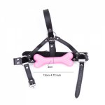 2021 Sexy Lingerie Open Mouth Harness Silicone Bone Mouth Plug Sex Toys For Couples Women Alternative Erotic Accessories