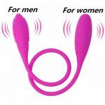 7 Speed Rechargeable G-spot Vibration Anal Vibrator For Men Women Double Vibrating Eggs Sex Product Anal Sex Toys For Couple