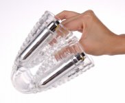 Vibefun Double Stroker Adult Sex Toy Men Penis Massager 2 Male Masturbator Trainer Gay homosexual Love Couple Vibrator New style