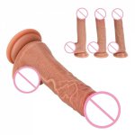 With Suction Cup Realistic Penis For Woman Double-deck Silicone Dildo Female Masturbation G Spot Vagina Stimulator