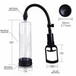 Sex Toy for Men Vacuum Penis Extender Enlarger Vacuum Pump Masturbation Stimulator USB Charging Penis Pump Male Enlarger Toys