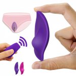 Invisible Wearable Vibrator Wireless Remote Control Clitoris Stimulator Panty Vibrator Portable Vibrating Egg Sex Toys for Women