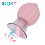 Ikoky, IKOKY 9 Speed Nipple Sucker Clitoris Vagina G spot Stimulation Tongue Licking Vagina Sucking Vibrator Sex Toys for Woman