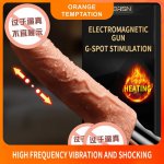 Vibrador 10 Speeds Heating Realistic Electric Penis Vibrator Big Dildo G Spot Clitoris Stimulation Sex Toys for Woman Sex