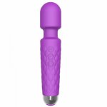 Hot Sale Vibrator Female Masturbation Rechargeable Silicone AV Stick Adult Sex Product Factory Direct Sales