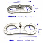 Heavy Classical Handcuffs Stainless Steel Handicraft Retro Shackle Adult Game Hand Restraint SM Sex Toys for Women Men Couple