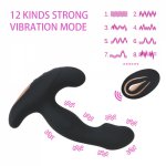 Anal Plugs Silicone Wireless Vibrator  Prostate Stimulator Vibrator Male Prostata Massager  USB Recharge Dildo