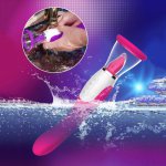 Nipple Sucking Sex Toy Tongue Licking Clitoral Stimulator Adult Masturbator Vibrator Products For Woman Heating Vibrating Sucker