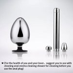 Extra big diameter dilatador anal expander metal buttplug adult sex toys masturbator large anal plug g spot butt plugs for women