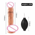 9.4in Realistic Squirting Penis Huge Suction Cup Dick Lesbian Masturbation Tool Flirt Erotic Sex Toys For WomanEjaculating Dildo