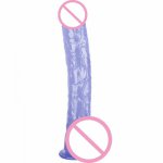 Waterproof Realistic Big Dildo Masturbating Sex Toy for Adult Women Lesbian