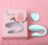 Wireless Egg Vibrators Silicone Adult Toys For Couples Dildo G Spot U Type Clitoris Sucking Double Vibrator Sex Toy For Woman