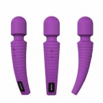 Yeain, DUOAI YEAIN Powerful 9 Speed G Spot Vibrator,USB Recharged AV Magic Wand Massager, Waterproof Vibrator Sex Toys For Woman Adult