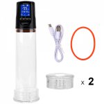 Automatic Penis Enlargement Sex Toy for Men Electric Penis Pump Penis Extender Erection Penis Enlarger Vacuum Pump