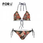 Bikinis Women 2018 Print Sexy Bikini Floral Swimsuits Women Brazilian Push Up Bikini Set Bathing Suits Plus Size Swimwear XXL