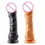 HOWOSEX 23*5cm soft Huge dildos for Women masturbator female big Flexible silicone penis with sucker Sex toys for women 