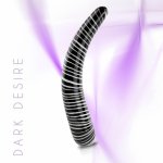 Podwójne szklane dildo glazzz by feelztoys dark desire