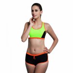 two-piece separates sport swimsuit women sexy bikini patchwork swimwear women professional swimming suit bikini set bathing suit