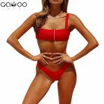 Sexy Bandeau Bikini Set Women Sport Swimsuit 2018 Push Up Swimwear Brazilian Bikinis Beach Wear Solid Bathing maillot de bain