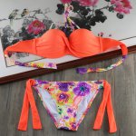 Sexy 2018 Push Up Women Bikini Set XL Swimwear White Bathing Suit Lace Bra Plus Size Underwire Swimsuit Biquini Maillot De Bain 