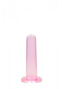 małe dildo z przyssawką crystal clear realrock 13,5 cm różowy
