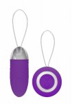 Ethan - Rechargeable Remote Control Vibrating Egg - Purple