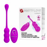 PRETTY LOVE -LESHY, 12 vibration functions Wireless remote control