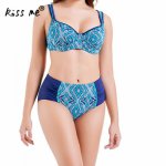 Sexy Bikini 2018 Women Swimsuit Bathing Suit Lady's Swimwear High Waist Bikinis Swimsuits of Large Sizes Women's Swimming Suit