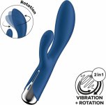 Wibrator Rotacyjny Królik Satisfyer Spinning Rabbit 1 Niebieski | 100% ORYGINAŁ| DYSKRETNA PRZESYŁKA