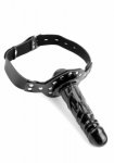 Deluxe Ball Gag with Dildo Black