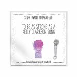 Warm Human - Idealny Prezent Kartka Z Prezentem Być Tak Silnym Jak Piosenka Kelly Clarkson
