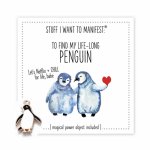Warm Human - Idealny Prezent Kartka Z Prezentem Aby Znaleźć Mojego Pingwina