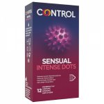 Prezerwatywy z Wypustkami Control Sensual Intense Dots (1op./12szt.) | 100% ORYGINAŁ| DYSKRETNA PRZESYŁKA