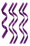 PACK HEADBANDS 1 + 4 PURPLE (Size: TU)